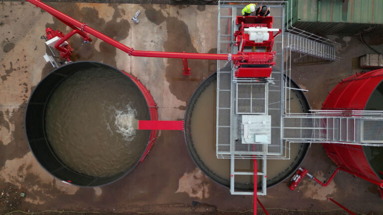 Soil and slurry washing.
