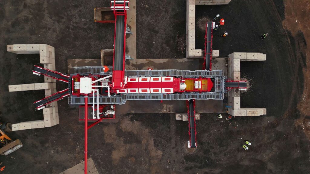 Modular soil washing.